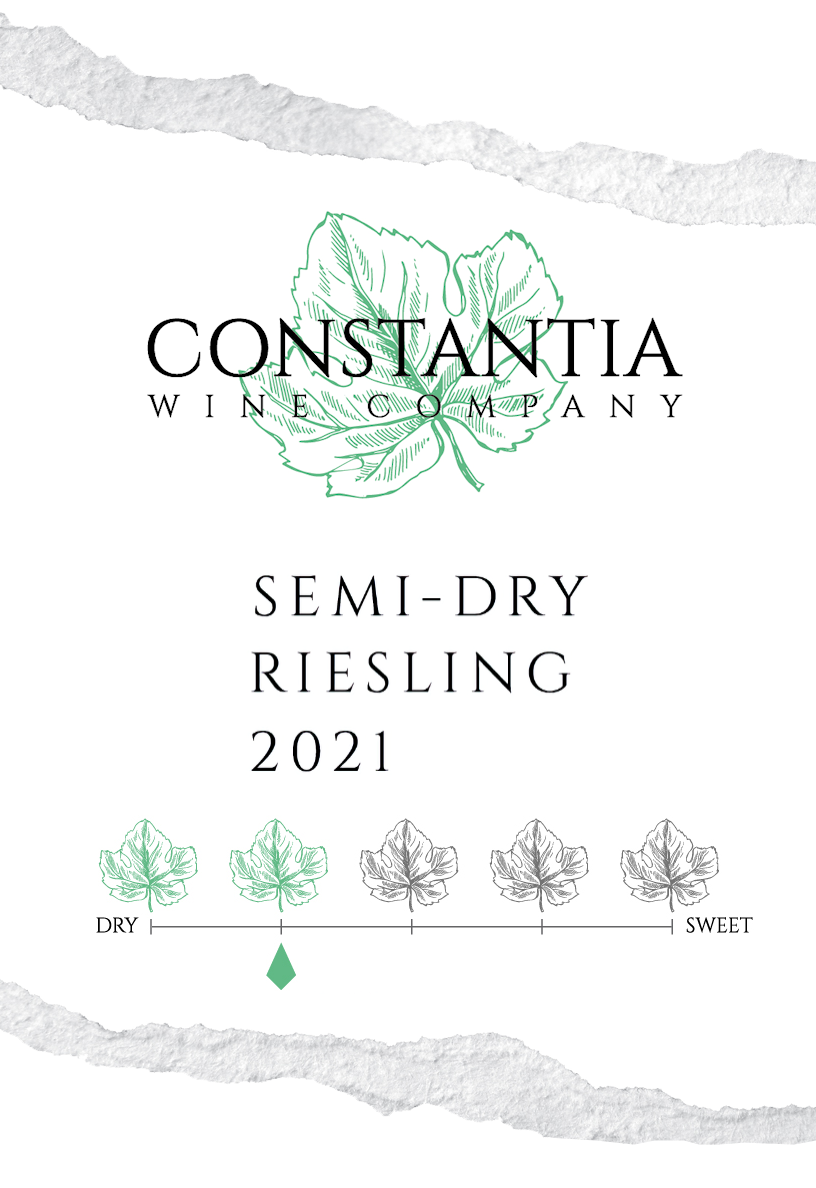 Constantia Wine Company Semi-Dry Riesling 2021