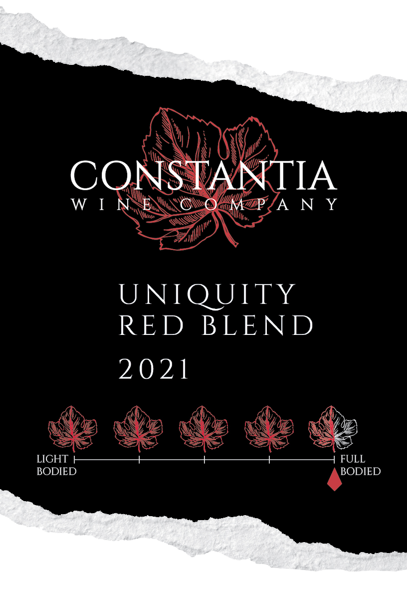 Constantia Wine Company Uniquity Red Blend 2021